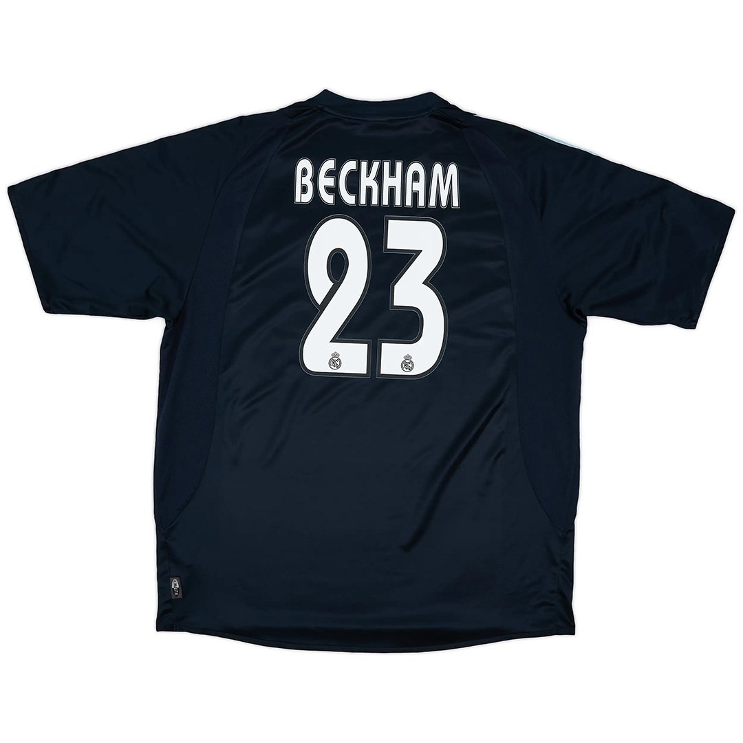 01723877225c0ba27caBECKHAM23RetroRealMadridAwayJersey200304MineJerseys