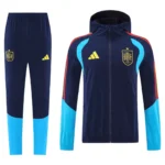 Spanien Windbreaker Hoodie Anzug Navyblau 2026