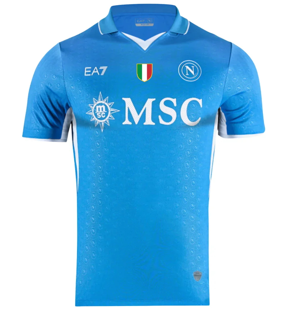 Napoli Scudetto-Sieg Heimtrikot (Patches gratis)