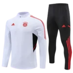 Bayern München Weißer Jacke‑und‑Hosen‑Trainingsset 2022/23