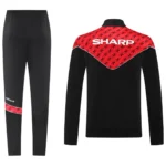 Manchester United Trainingsanzug 05 Rot & Schwarz 2025/26 - immagine 6