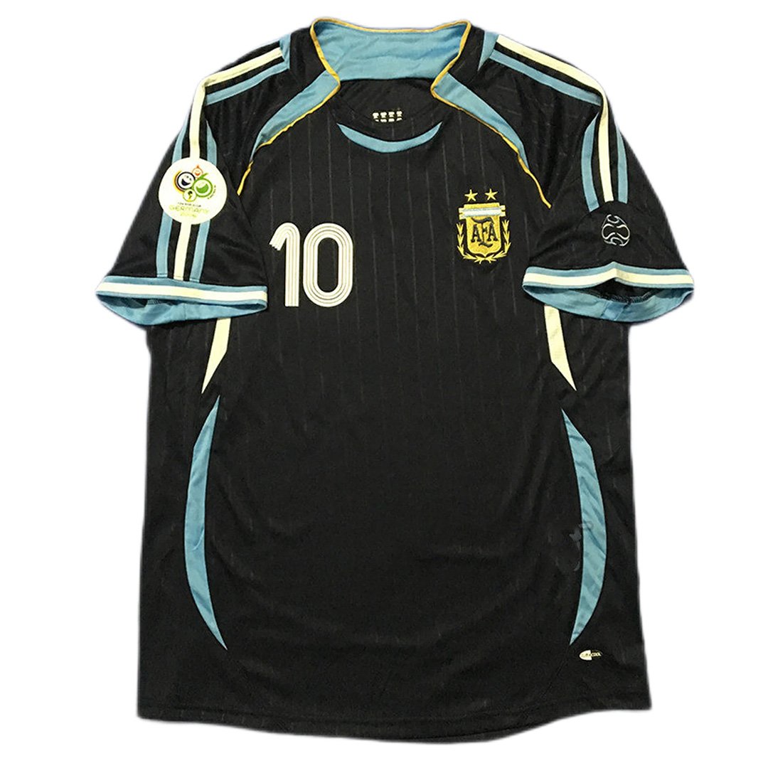 0167281499321417c52ArgentinaRIQUELME10RetroJerseyAwayReplicaWorldCup2006FMineJerseys