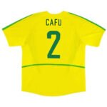 Retro Brasilien Auswärtstrikot 2002 - immagine 2