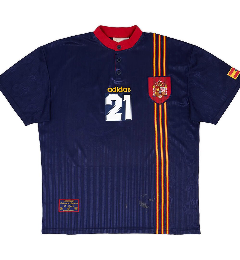 Retro Spanien Ausweichtrikot 1996
