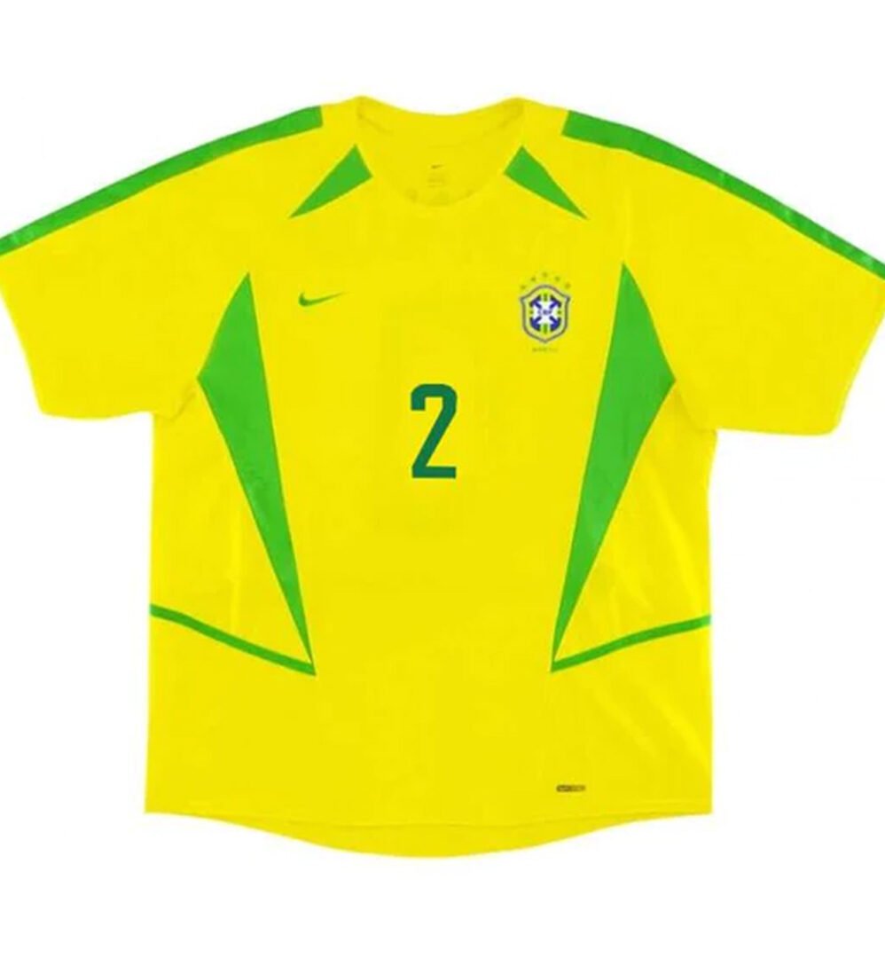 Retro Brasilien Auswärtstrikot 2002