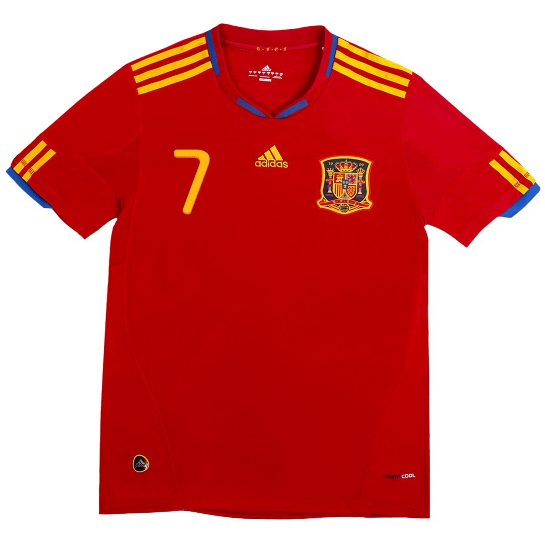 11735095356602f3949DAVIDVILLA7RetroSpainHomeJersey2010FMineJerseys