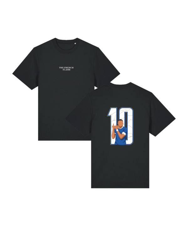 11teamsports Frankreich "THE FRENCH FLASH" T-Shirt WM 2026 Schwarz