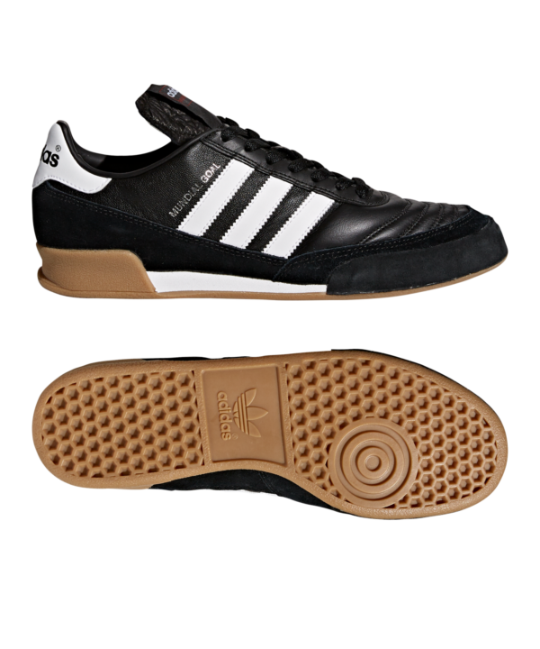 adidas Mundial Goal Halle Schwarz Weiss