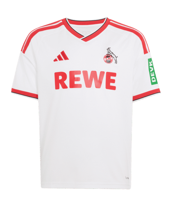 adidas 1. FC Köln Trikot Home 2026/2027 Kids Weiß