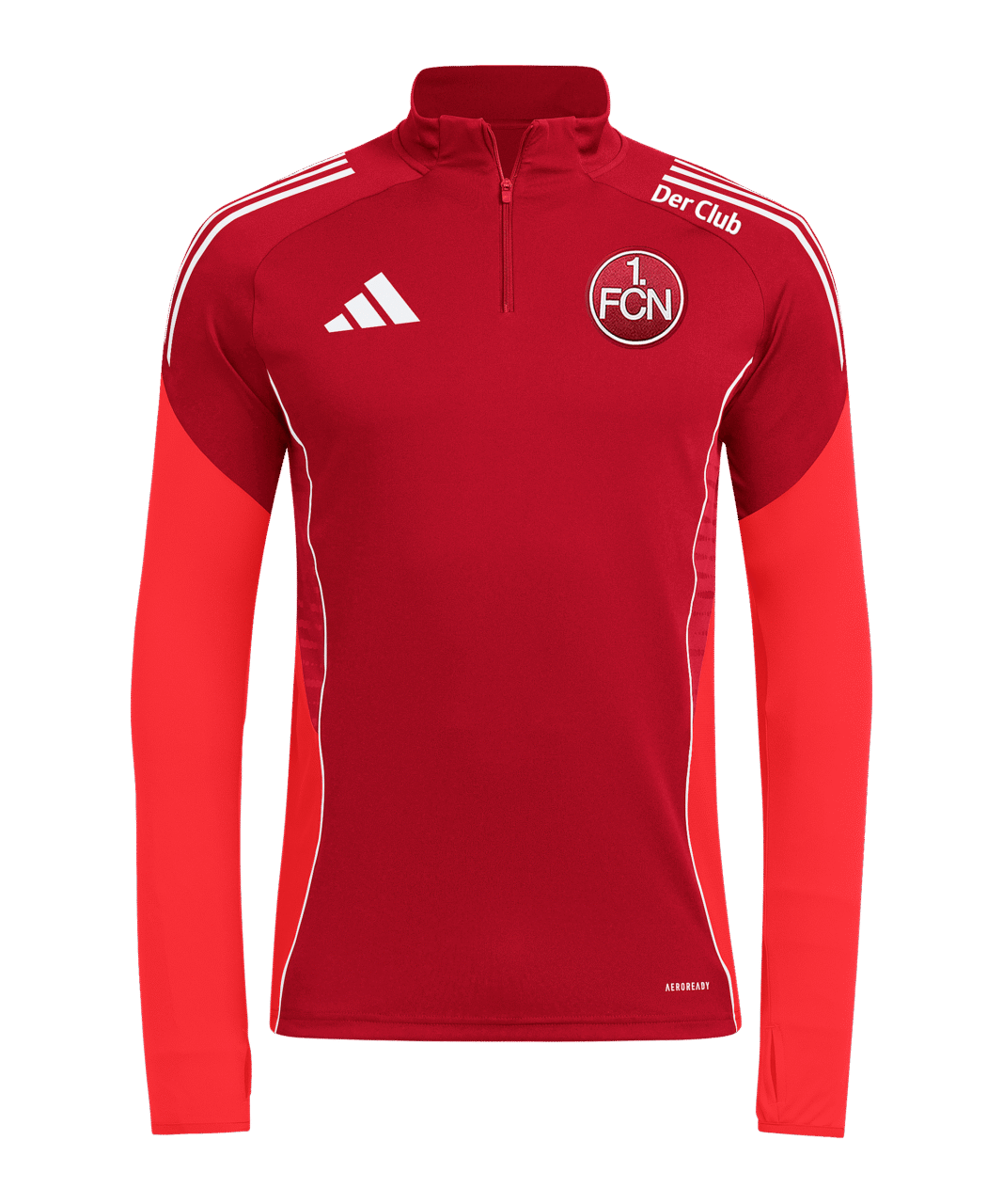 adidas 1. FC Nürnberg Sweatshirt Rot