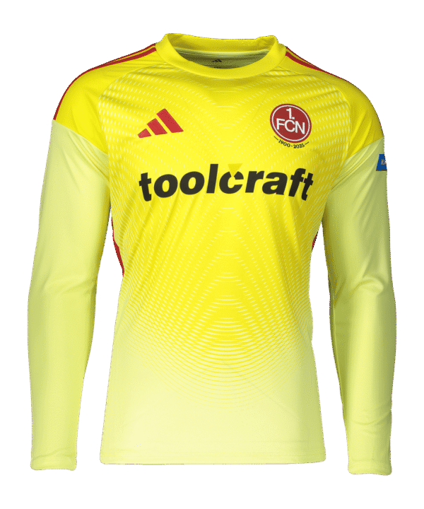 adidas 1. FC Nürnberg Torwarttrikot 2025/2026 Kids Gelb