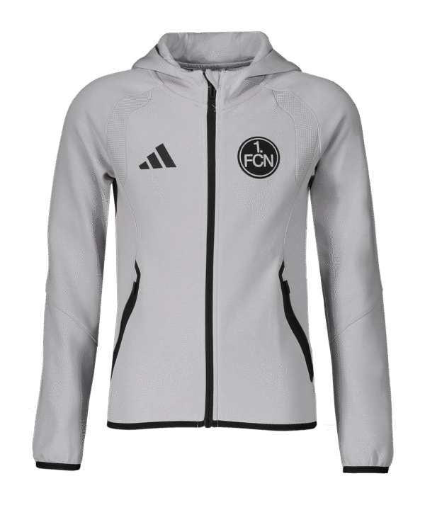 adidas 1. FC Nürnberg Travel Jacke Kids Grau
