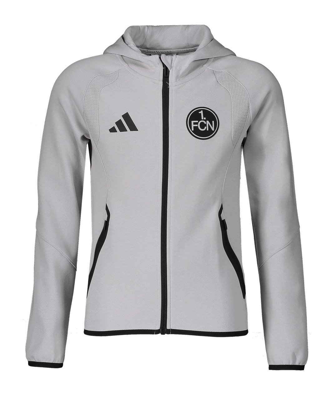 adidas 1. FC Nürnberg Travel Jacke Kids Grau
