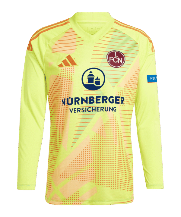 adidas 1.FC Nürnberg TW-Trikot 2024/2025 Gelb