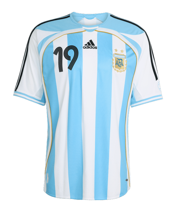 adidas AFA Argentinien Bringback 2006 Messi Trikot Home Weiss