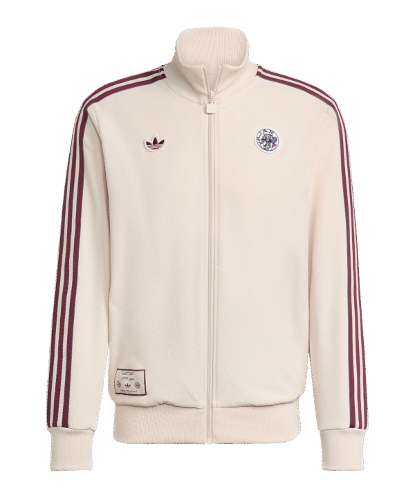 adidas Ajax Amsterdam Icon Track Sweatshirt Beige