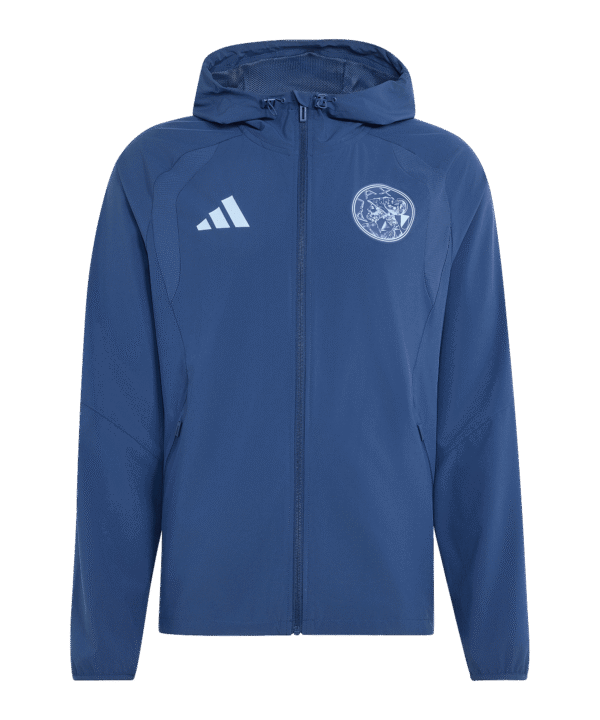 adidas Ajax Amsterdam Tiro Travel Windjacke Blau