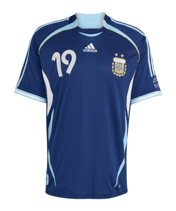 adidas AFA Argentinien Bringback Messi 2006 Trikot Away Blau