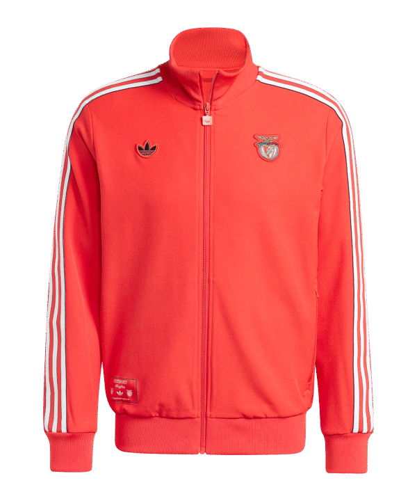 adidas Benfica Lissabon Terrace Icons Track Sweatshirt Rot