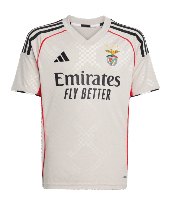 adidas Benfica Lissabon Trikot Away 2025/2026 Kids Beige