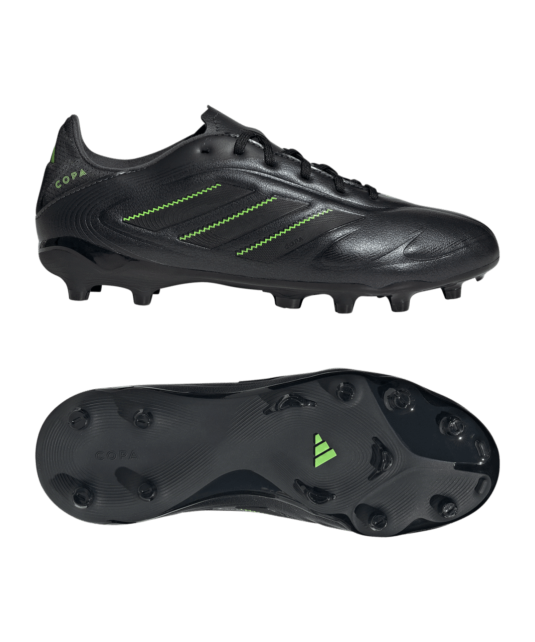 adidas Copa Pure III League FG/MG Electric Stealth Kids Schwarz