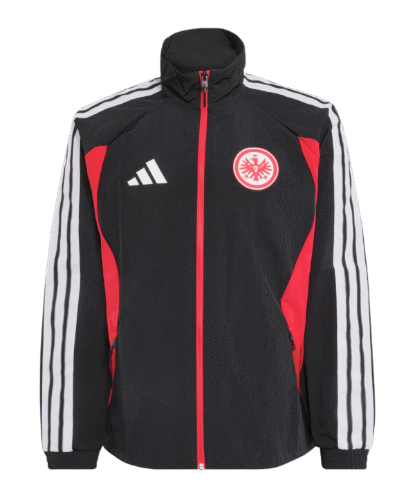 adidas Eintracht Frankfurt Anthem Jacke Schwarz