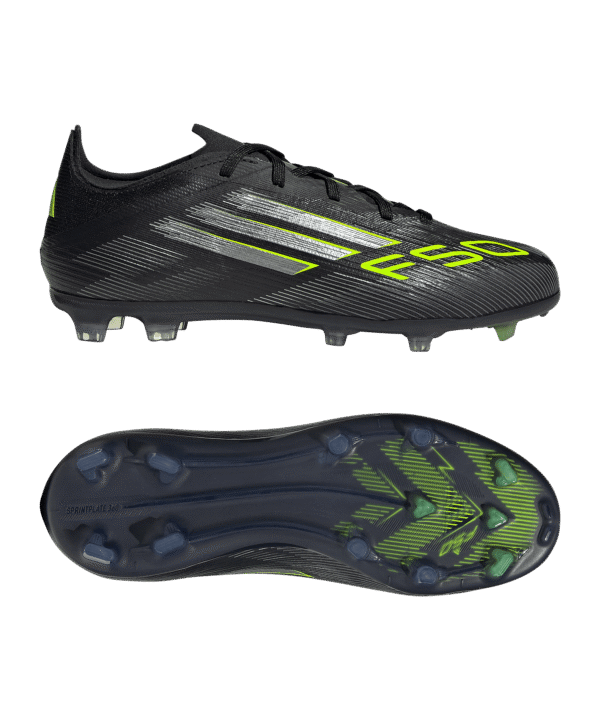 adidas F50 Elite FG Electric Stealth Kids Schwarz