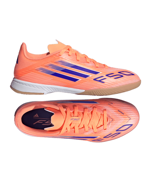 adidas F50 League IN Coral Blaze Kids Orange