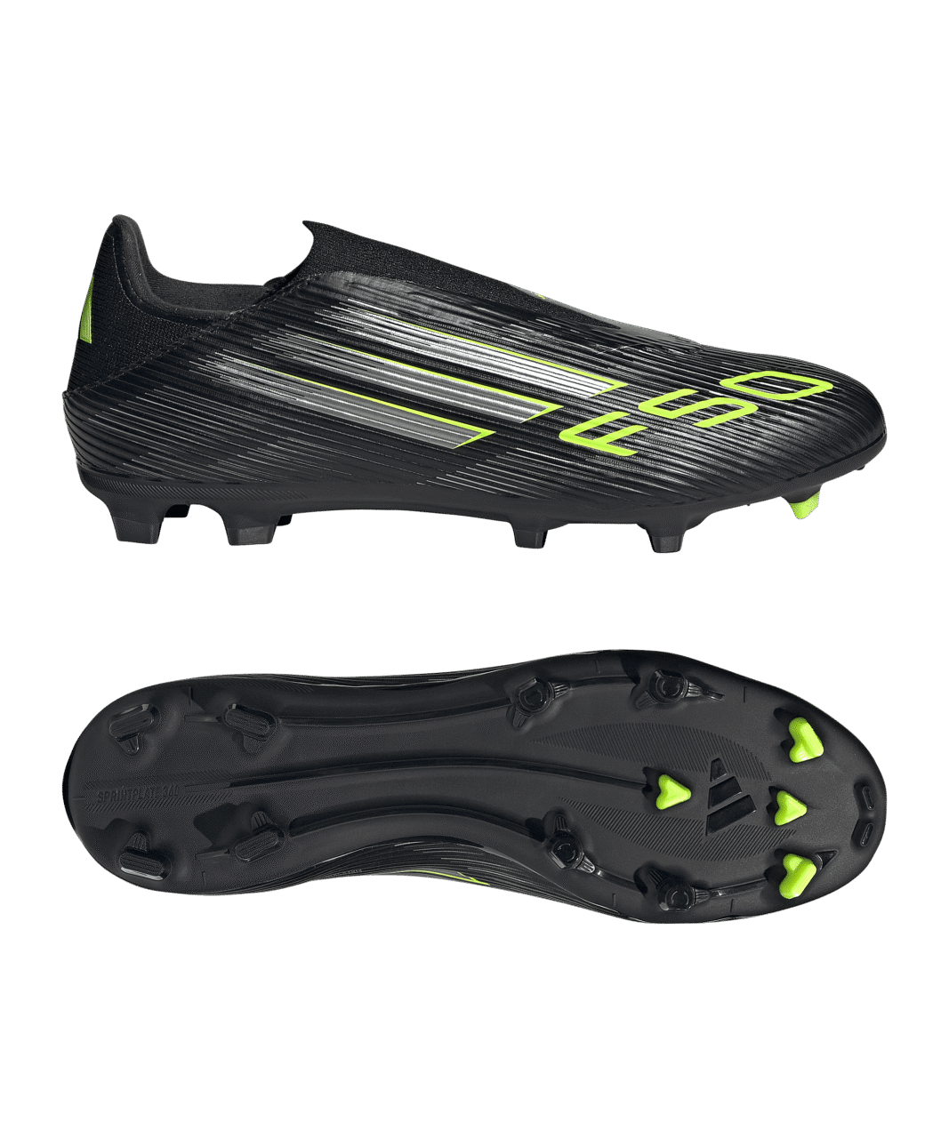 adidas F50 League LL FG/MG Electric Stealth Schwarz