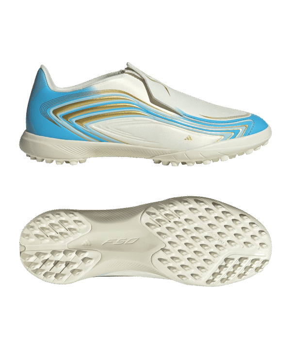 adidas F50 League LL TF El Ultimo Tango Messi Kids Weiß