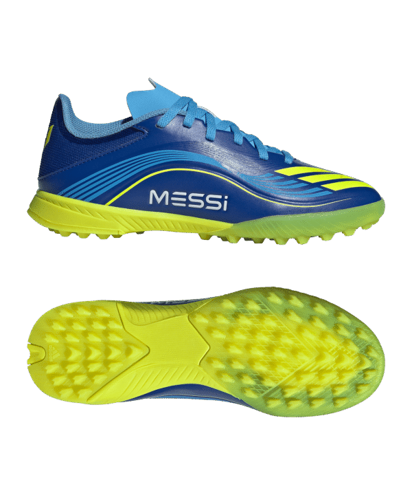 adidas F50 Messi League TF VIS10N Kids Blau
