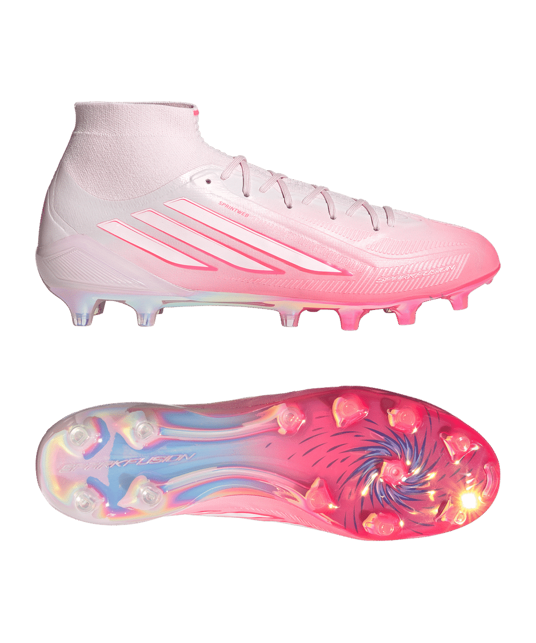 adidas F50 Sparkfusion Elite Mid Cut FG/AG Chaos vs Control Damen Rosa