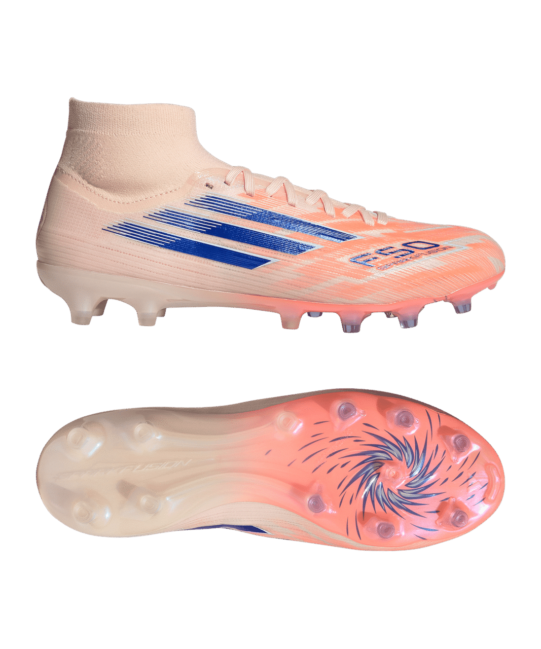 adidas F50 Sparkfusion Pro Mid FG/AG Coral Blaze Damen Orange