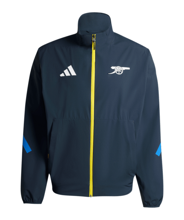 adidas FC Arsenal London Anthem Jacke Blau