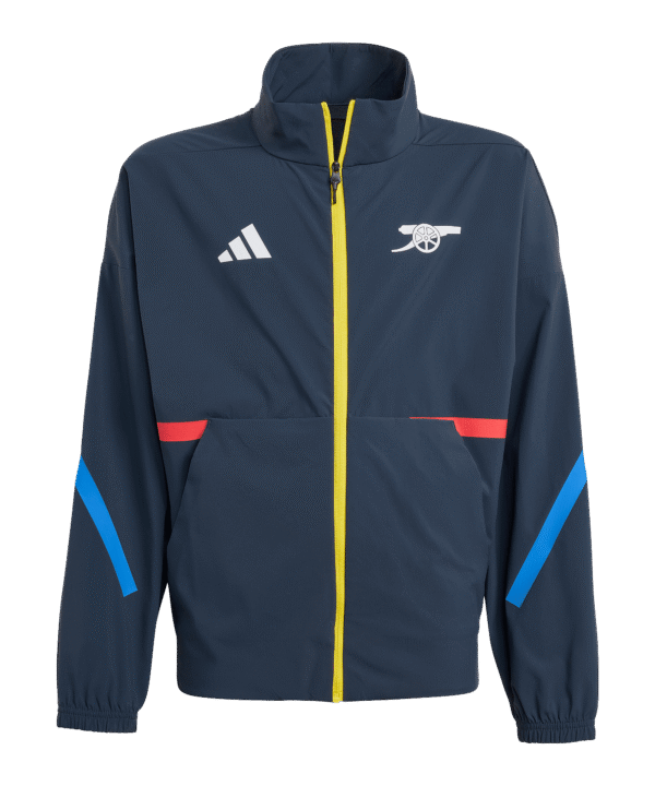 adidas FC Arsenal London Anthem Jacke Kids Blau