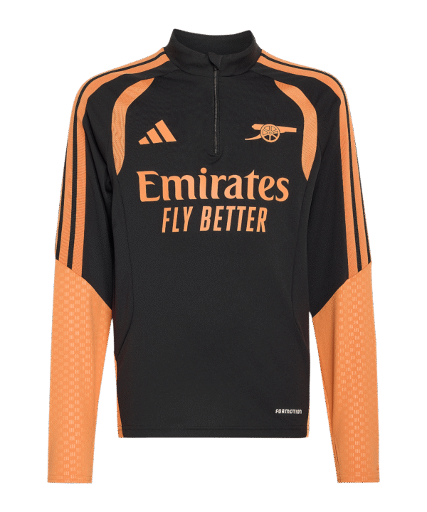 adidas FC Arsenal London Tiro Sweatshirt Kids Schwarz