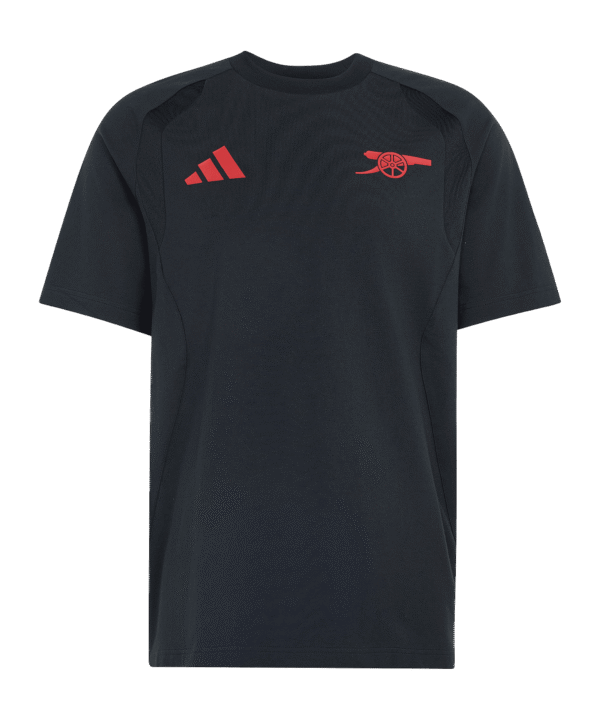 adidas FC Arsenal London Tiro Travel T-Shirt Schwarz