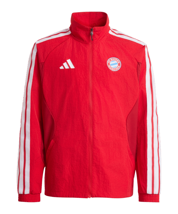 adidas FC Bayern München Anthem Jacke Kids Rot
