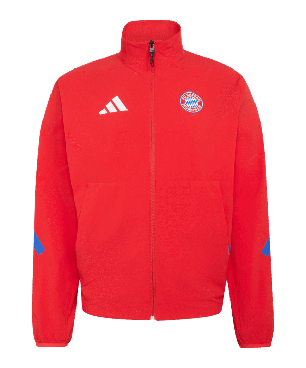 adidas FC Bayern München Anthem Jacke Rot