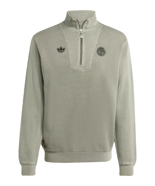 adidas FC Bayern München Icon Halfzip Jacke Grün