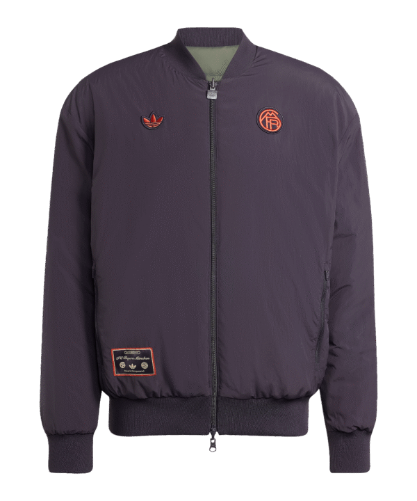 adidas FC Bayern München Icon Jacke Lila