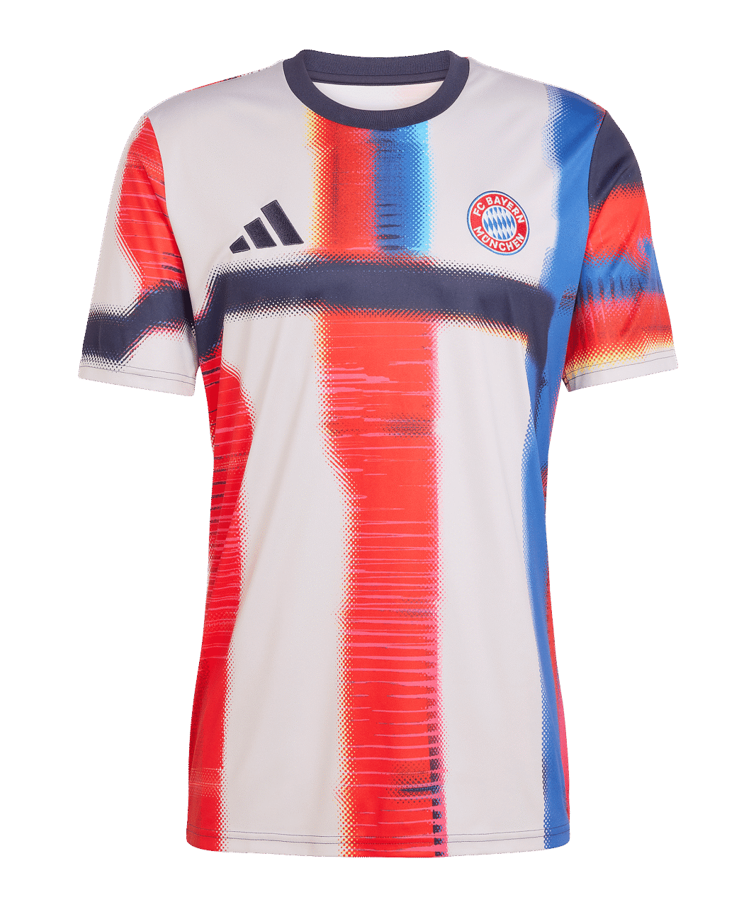 adidas FC Bayern München Prematch T-Shirt 2025/2026 Blau