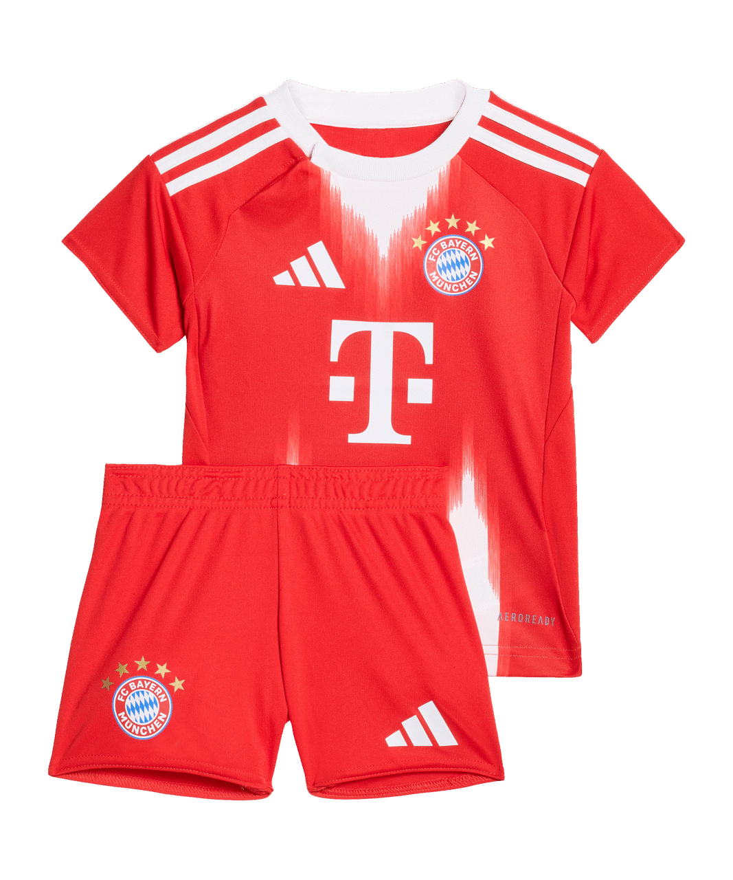 adidas FC Bayern München Baby Trikot Set Home 2025/2026 Kids Rot