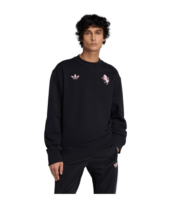 adidas Juventus Turin Lfstlr Sweatshirt Schwarz