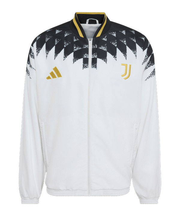 adidas Juventus Turin Stadium Jacke Weiß