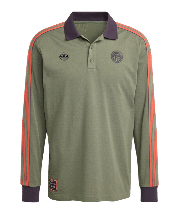 adidas FC Bayern München Icon Long Sleeve Polo Grün