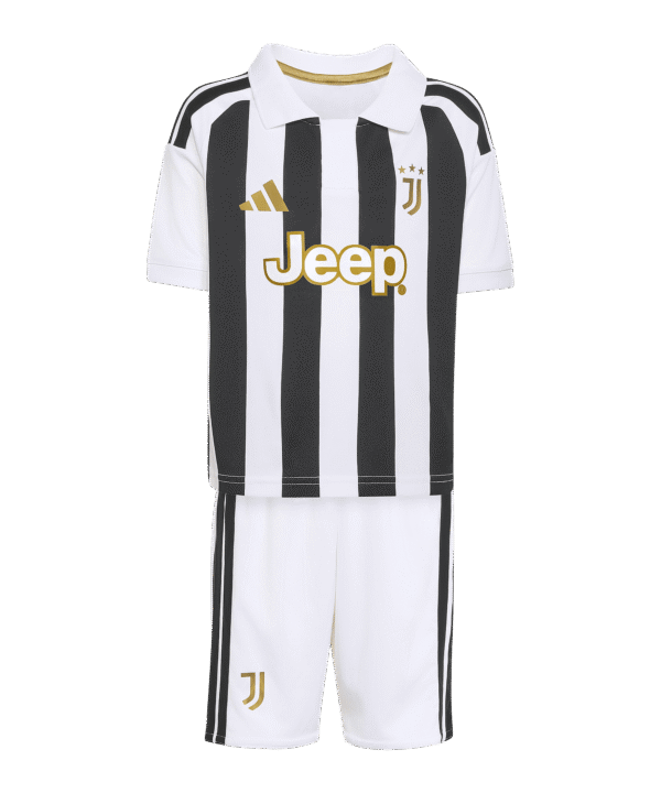 adidas Juventus Turin Trikot Set Home 2026/2027 Kids Weiß
