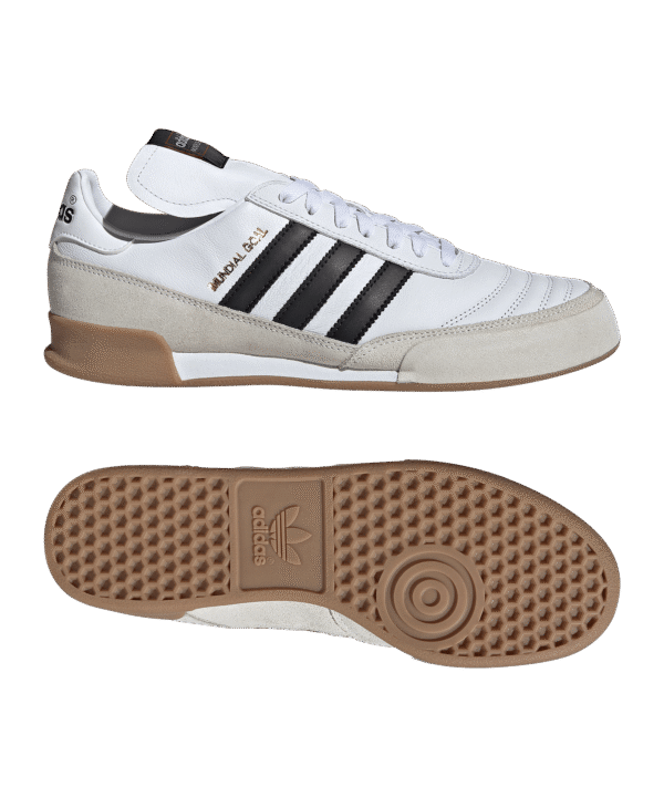 adidas Mundial Goal IN Classics White Weiss Schwarz Gold