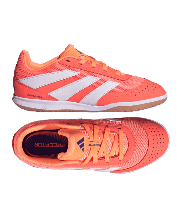 adidas Predator Club Sala IN Coral Blaze Kids Orange