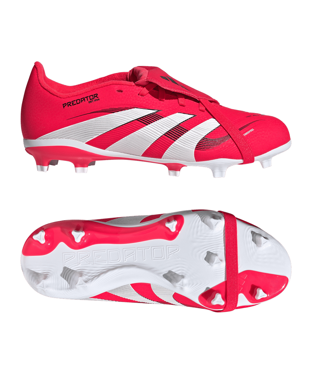 adidas Predator League FT FG Pure Victory Kids Rot